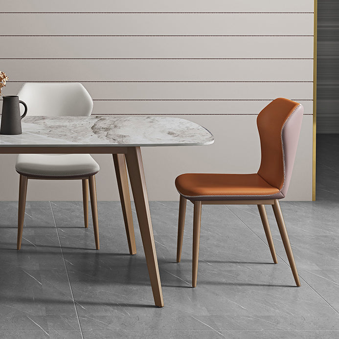 Glam 1/2/5/7 Pieces Dining Table Set with Grey Sintered Stone Top Rectangle Dinette Set Clearhalo 'Dining Room Sets' 'Dining Tables & Seating' 'dining_room_set' 'furn' 'furn_dining_room_set' 'Furniture' 'furniture_dining_room_set' 'Kitchen & Dining Furniture' 4890002