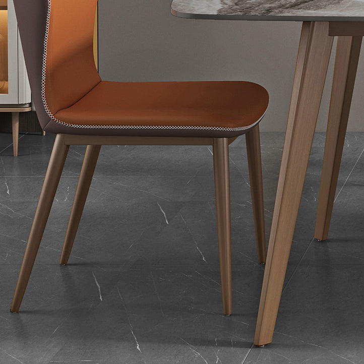 Glam 1/2/5/7 Pieces Dining Table Set with Grey Sintered Stone Top Rectangle Dinette Set Clearhalo 'Dining Room Sets' 'Dining Tables & Seating' 'dining_room_set' 'furn' 'furn_dining_room_set' 'Furniture' 'furniture_dining_room_set' 'Kitchen & Dining Furniture' 4890003