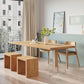 Modern 1/2/3/4/5 Pieces Dining Bench Set Solid Wood Dining Room Furniture 5 Pieces: Table, 2 Chairs, 2 Stools Clearhalo 'Dining Room Sets' 'Dining Tables & Seating' 'dining_room_set' 'furn' 'furn_dining_room_set' 'Furniture' 'furniture_dining_room_set' 'Kitchen & Dining Furniture' 4890015
