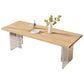 Modern 1/2/3/4/5 Pieces Dining Bench Set Solid Wood Dining Room Furniture Wood 78.7"L x 31.5"W Clearhalo 'Dining Room Sets' 'Dining Tables & Seating' 'dining_room_set' 'furn' 'furn_dining_room_set' 'Furniture' 'furniture_dining_room_set' 'Kitchen & Dining Furniture' 4890018