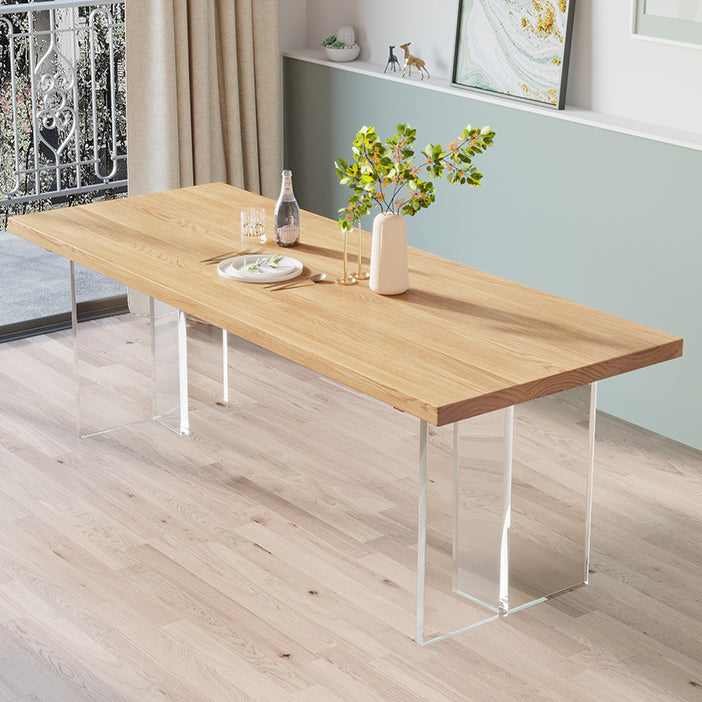 Modern 1/2/3/4/5 Pieces Dining Bench Set Solid Wood Dining Room Furniture Clearhalo 'Dining Room Sets' 'Dining Tables & Seating' 'dining_room_set' 'furn' 'furn_dining_room_set' 'Furniture' 'furniture_dining_room_set' 'Kitchen & Dining Furniture' 4890024