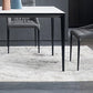 Metal Modern Rectangle Table Sintered Stone Table with 4 Legs Clearhalo 'Dining Tables & Seating' 'Dining Tables' 'dining_table' 'furn' 'furn_dining_table' 'Furniture' 'furniture_dining_table' 'Kitchen & Dining Furniture' 'kitchen' 'kitchen_dining_table' 4890106