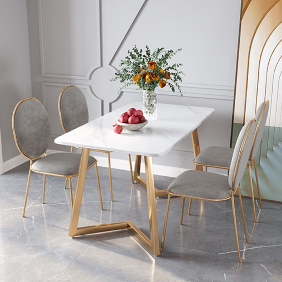 Traditional Luxury Stone Furniture Rectangle Double Pedestal Dining Site Table Clearhalo 'Dining Tables & Seating' 'Dining Tables' 'dining_table' 'furn' 'furn_dining_table' 'Furniture' 'furniture_dining_table' 'Kitchen & Dining Furniture' 'kitchen' 'kitchen_dining_table' 4890138