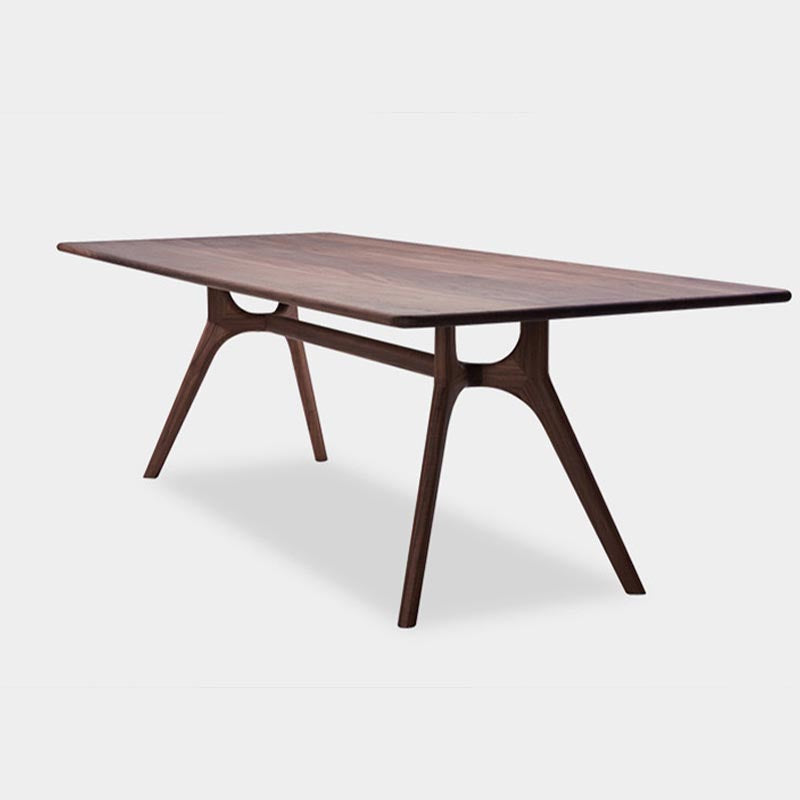 Rectangle Simplicity Dining Table Fixed Table with Solid Wood Clearhalo 'Dining Tables & Seating' 'Dining Tables' 'dining_table' 'Furniture' 'furniture_dining_table' 'Kitchen & Dining Furniture' 'kitchen' 'kitchen_dining_table' 4890151