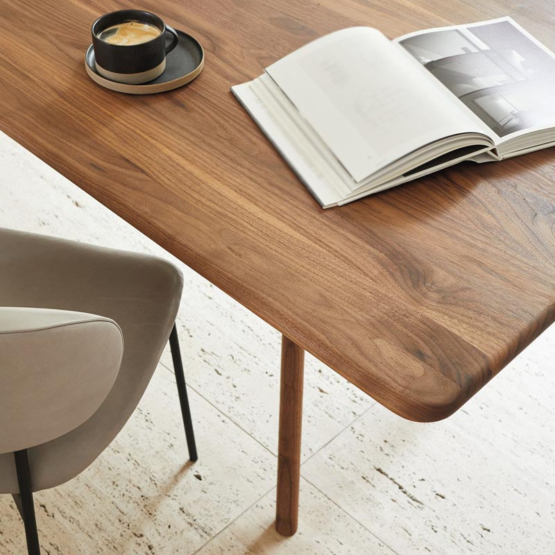 Rectangle Simplicity Dining Table Fixed Table with Solid Wood Clearhalo 'Dining Tables & Seating' 'Dining Tables' 'dining_table' 'Furniture' 'furniture_dining_table' 'Kitchen & Dining Furniture' 'kitchen' 'kitchen_dining_table' 4890153