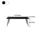 Industrial Style Stone Dining Table 4 Legs Dining Room Collection for Indoor Clearhalo 'Dining Tables & Seating' 'Dining Tables' 'dining_table' 'furn' 'furn_dining_table' 'Furniture' 'furniture_dining_table' 'Kitchen & Dining Furniture' 'kitchen' 'kitchen_dining_table' 4890179