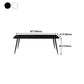 Industrial Style Stone Dining Table 4 Legs Dining Room Collection for Indoor Clearhalo 'Dining Tables & Seating' 'Dining Tables' 'dining_table' 'furn' 'furn_dining_table' 'Furniture' 'furniture_dining_table' 'Kitchen & Dining Furniture' 'kitchen' 'kitchen_dining_table' 4890180