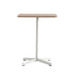 Industrial Style Dining Site Table Metal 4 Legs Dining Room Collection 23.6"L x 23.6"W x 29.1"H Square Natural Clearhalo 'Dining Tables & Seating' 'Dining Tables' 'dining_table' 'Furniture' 'furniture_dining_table' 'Kitchen & Dining Furniture' 'kitchen' 'kitchen_dining_table' 4890184