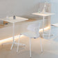 Industrial Style Dining Site Table Metal 4 Legs Dining Room Collection Clearhalo 'Dining Tables & Seating' 'Dining Tables' 'dining_table' 'Furniture' 'furniture_dining_table' 'Kitchen & Dining Furniture' 'kitchen' 'kitchen_dining_table' 4890189