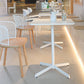 Industrial Style Dining Site Table Metal 4 Legs Dining Room Collection Clearhalo 'Dining Tables & Seating' 'Dining Tables' 'dining_table' 'Furniture' 'furniture_dining_table' 'Kitchen & Dining Furniture' 'kitchen' 'kitchen_dining_table' 4890199