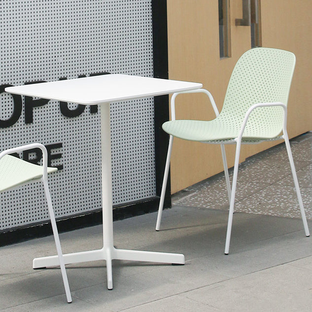 Industrial Style Dining Site Table Metal 4 Legs Dining Room Collection Clearhalo 'Dining Tables & Seating' 'Dining Tables' 'dining_table' 'Furniture' 'furniture_dining_table' 'Kitchen & Dining Furniture' 'kitchen' 'kitchen_dining_table' 4890201
