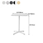 Industrial Style Dining Site Table Metal 4 Legs Dining Room Collection Clearhalo 'Dining Tables & Seating' 'Dining Tables' 'dining_table' 'Furniture' 'furniture_dining_table' 'Kitchen & Dining Furniture' 'kitchen' 'kitchen_dining_table' 4890202