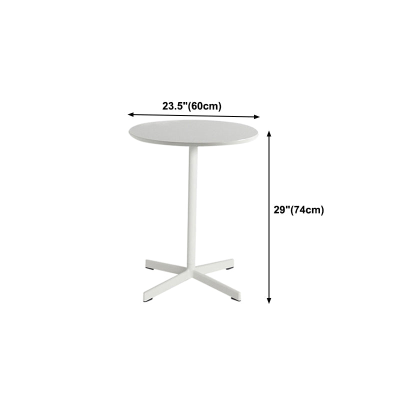 Industrial Style Dining Site Table Metal 4 Legs Dining Room Collection Clearhalo 'Dining Tables & Seating' 'Dining Tables' 'dining_table' 'Furniture' 'furniture_dining_table' 'Kitchen & Dining Furniture' 'kitchen' 'kitchen_dining_table' 4890204