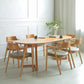 Contemporary Oval Dining Table Solid Wood Dining Table with Sled Base Clearhalo 'Dining Tables & Seating' 'Dining Tables' 'dining_table' 'furn' 'furn_dining_table' 'Furniture' 'furniture_dining_table' 'Kitchen & Dining Furniture' 'kitchen' 'kitchen_dining_table' 4890222