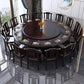 Round Solid Wood Dining Table Modern Turntable Furniture with Pedestal Base Clearhalo 'Dining Tables & Seating' 'Dining Tables' 'dining_table' 'furn' 'furn_dining_table' 'Furniture' 'furniture_dining_table' 'Kitchen & Dining Furniture' 'kitchen' 'kitchen_dining_table' 4890259