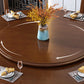 Round Solid Wood Dining Table Modern Turntable Furniture with Pedestal Base Clearhalo 'Dining Tables & Seating' 'Dining Tables' 'dining_table' 'furn' 'furn_dining_table' 'Furniture' 'furniture_dining_table' 'Kitchen & Dining Furniture' 'kitchen' 'kitchen_dining_table' 4890263