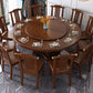 Round Solid Wood Dining Table Modern Turntable Furniture with Pedestal Base Clearhalo 'Dining Tables & Seating' 'Dining Tables' 'dining_table' 'furn' 'furn_dining_table' 'Furniture' 'furniture_dining_table' 'Kitchen & Dining Furniture' 'kitchen' 'kitchen_dining_table' 4890268
