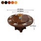 Round Solid Wood Dining Table Modern Turntable Furniture with Pedestal Base Clearhalo 'Dining Tables & Seating' 'Dining Tables' 'dining_table' 'furn' 'furn_dining_table' 'Furniture' 'furniture_dining_table' 'Kitchen & Dining Furniture' 'kitchen' 'kitchen_dining_table' 4890272