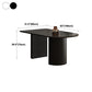 Rubberwood Solid Wood Base Table Contemporary Dining Table in White and Black Clearhalo 'Dining Tables & Seating' 'Dining Tables' 'dining_table' 'furn' 'furn_dining_table' 'Furniture' 'furniture_dining_table' 'Kitchen & Dining Furniture' 'kitchen' 'kitchen_dining_table' 4890296
