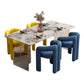 Minimalism Stone Table for Restaurant Rectangle Table with Acrylic Pedestal Clearhalo 'Dining Tables & Seating' 'Dining Tables' 'dining_table' 'furn' 'furn_dining_table' 'Furniture' 'furniture_dining_table' 'Kitchen & Dining Furniture' 'kitchen' 'kitchen_dining_table' 4890324