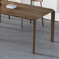 Solid Wood 4 Legs Dining Site Table Modern Rectangle Fixed Dinette Table Clearhalo 'Dining Tables & Seating' 'Dining Tables' 'dining_table' 'furn' 'furn_dining_table' 'Furniture' 'furniture_dining_table' 'Kitchen & Dining Furniture' 'kitchen' 'kitchen_dining_table' 4890360