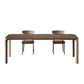 Solid Wood 4 Legs Dining Site Table Modern Rectangle Fixed Dinette Table Clearhalo 'Dining Tables & Seating' 'Dining Tables' 'dining_table' 'furn' 'furn_dining_table' 'Furniture' 'furniture_dining_table' 'Kitchen & Dining Furniture' 'kitchen' 'kitchen_dining_table' 4890361