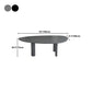 Nordic Simple Solid Wood Table for Restaurant Oval Table with Three Pedestal Clearhalo 'Dining Tables & Seating' 'Dining Tables' 'dining_table' 'furn' 'furn_dining_table' 'Furniture' 'furniture_dining_table' 'Kitchen & Dining Furniture' 'kitchen' 'kitchen_dining_table' 4890434