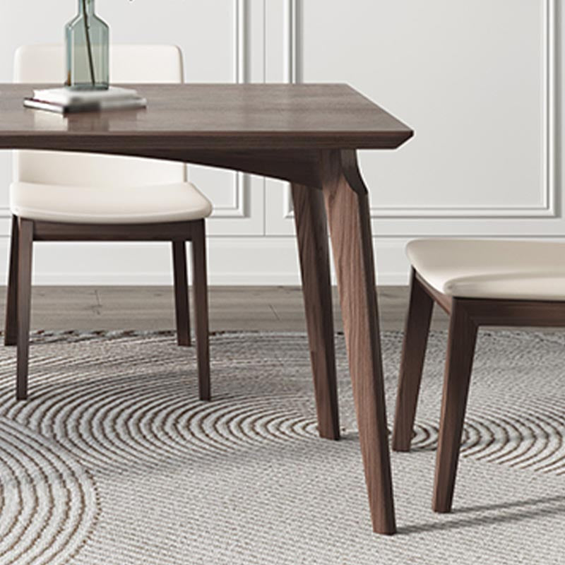 4-foot Solid Wood Table Rectangle Modern Fixed Dinner Room Kitchen Table Clearhalo 'Dining Tables & Seating' 'Dining Tables' 'dining_table' 'furn' 'furn_dining_table' 'Furniture' 'furniture_dining_table' 'Kitchen & Dining Furniture' 'kitchen' 'kitchen_dining_table' 4890447