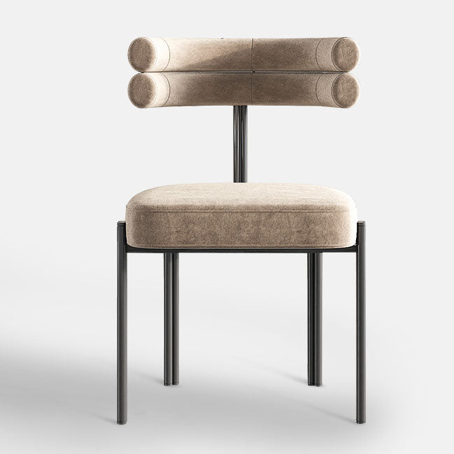 Contemporary Upholstered Side Chairs Open Back Dining Side Chair Clearhalo 'Dining Chairs' 'Dining Tables & Seating' 'dining_chair' 'furn' 'furn_dining_chair' 'Furniture' 'furniture_dining_chair' 'Kitchen & Dining Furniture' 4890546