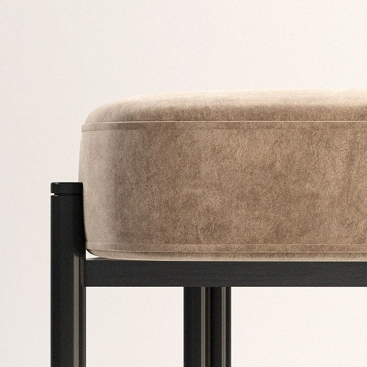 Contemporary Upholstered Side Chairs Open Back Dining Side Chair Clearhalo 'Dining Chairs' 'Dining Tables & Seating' 'dining_chair' 'furn' 'furn_dining_chair' 'Furniture' 'furniture_dining_chair' 'Kitchen & Dining Furniture' 4890551