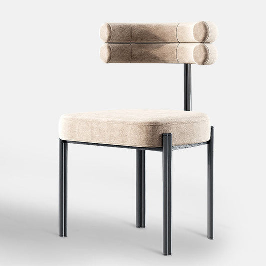 Contemporary Upholstered Side Chairs Open Back Dining Side Chair Clearhalo 'Dining Chairs' 'Dining Tables & Seating' 'dining_chair' 'furn' 'furn_dining_chair' 'Furniture' 'furniture_dining_chair' 'Kitchen & Dining Furniture' 4890555