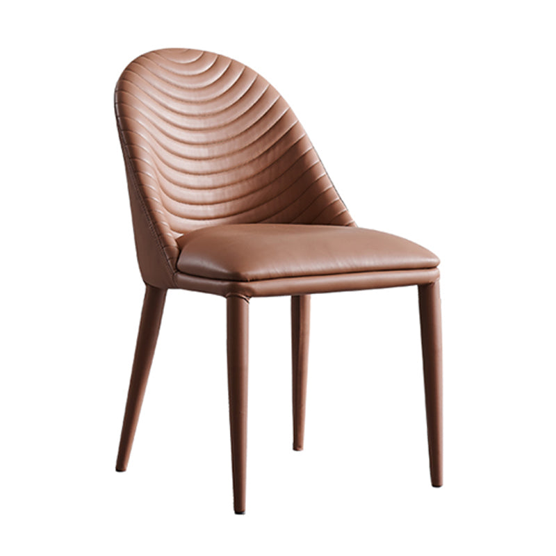Modern Chairs Dining Armless Chair for Kitchen with Metal Legs Clearhalo 'Dining Chairs' 'Dining Tables & Seating' 'dining_chair' 'furn' 'furn_dining_chair' 'Furniture' 'furniture_dining_chair' 'Kitchen & Dining Furniture' 4890615