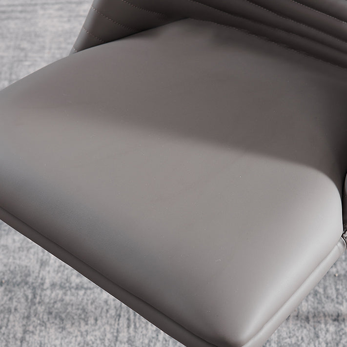 Modern Chairs Dining Armless Chair for Kitchen with Metal Legs Clearhalo 'Dining Chairs' 'Dining Tables & Seating' 'dining_chair' 'furn' 'furn_dining_chair' 'Furniture' 'furniture_dining_chair' 'Kitchen & Dining Furniture' 4890618