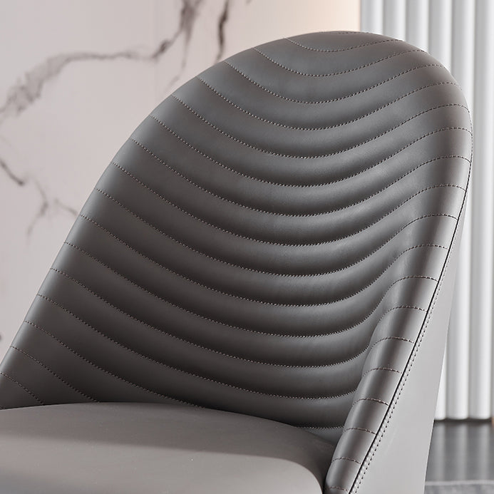 Modern Chairs Dining Armless Chair for Kitchen with Metal Legs Clearhalo 'Dining Chairs' 'Dining Tables & Seating' 'dining_chair' 'furn' 'furn_dining_chair' 'Furniture' 'furniture_dining_chair' 'Kitchen & Dining Furniture' 4890619