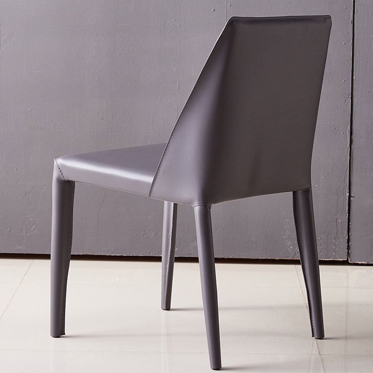 Modern Chair Dining Armless Chairs for Kitchen with Metal Legs Clearhalo 'Dining Chairs' 'Dining Tables & Seating' 'dining_chair' 'furn' 'furn_dining_chair' 'Furniture' 'furniture_dining_chair' 'Kitchen & Dining Furniture' 4890645