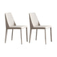 Modern Chair Dining Armless Chair for Kitchen with Metal Legs Light Gray Set of 2 Clearhalo 'Dining Chairs' 'Dining Tables & Seating' 'dining_chair' 'Furniture' 'furniture_dining_chair' 'Kitchen & Dining Furniture' 4890655