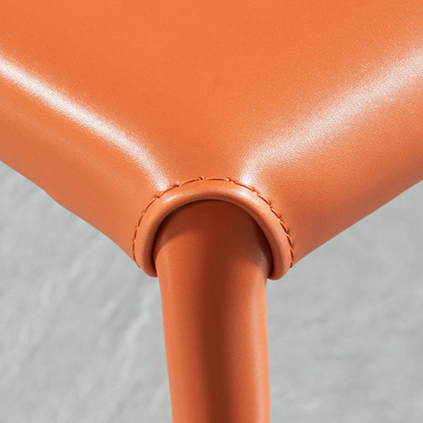 Modern Chair Dining Armless Chair for Kitchen with Metal Legs Clearhalo 'Dining Chairs' 'Dining Tables & Seating' 'dining_chair' 'Furniture' 'furniture_dining_chair' 'Kitchen & Dining Furniture' 4890663