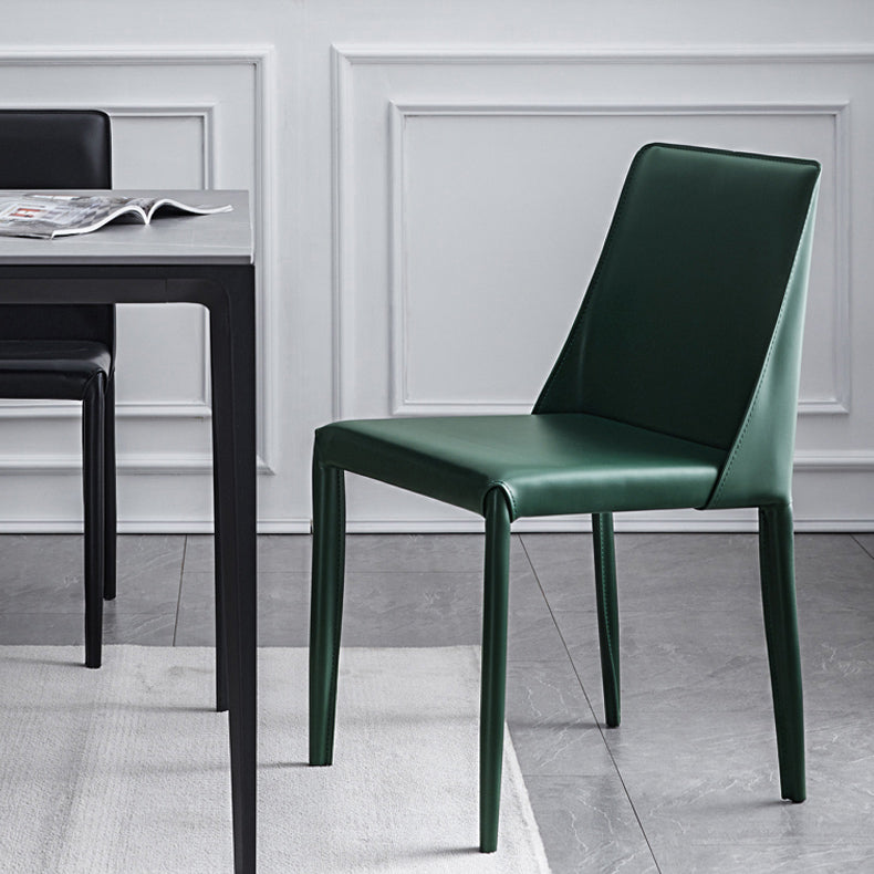 Modern Chair Dining Armless Chair for Kitchen with Metal Legs Clearhalo 'Dining Chairs' 'Dining Tables & Seating' 'dining_chair' 'Furniture' 'furniture_dining_chair' 'Kitchen & Dining Furniture' 4890664