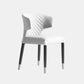 Minimalist Style Leather Dining Side Chair Wingback Armless Dining Chair White 1 Piece Clearhalo 'Dining Chairs' 'Dining Tables & Seating' 'dining_chair' 'furn' 'furn_dining_chair' 'Furniture' 'furniture_dining_chair' 'Kitchen & Dining Furniture' 4890735