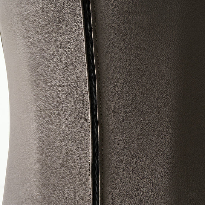 Minimalist Style Leather Dining Side Chair Wingback Armless Dining Chair Clearhalo 'Dining Chairs' 'Dining Tables & Seating' 'dining_chair' 'furn' 'furn_dining_chair' 'Furniture' 'furniture_dining_chair' 'Kitchen & Dining Furniture' 4890747