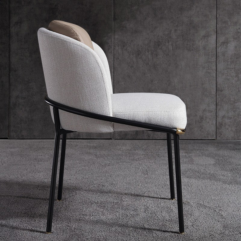 Industrial Chair Dining Armless Chairs for Kitchen with Metal Legs Clearhalo 'Dining Chairs' 'Dining Tables & Seating' 'dining_chair' 'furn' 'furn_dining_chair' 'Furniture' 'furniture_dining_chair' 'Kitchen & Dining Furniture' 4890765