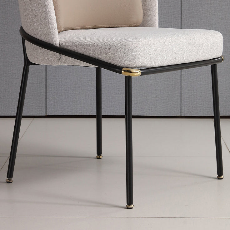 Industrial Chair Dining Armless Chairs for Kitchen with Metal Legs Clearhalo 'Dining Chairs' 'Dining Tables & Seating' 'dining_chair' 'furn' 'furn_dining_chair' 'Furniture' 'furniture_dining_chair' 'Kitchen & Dining Furniture' 4890768