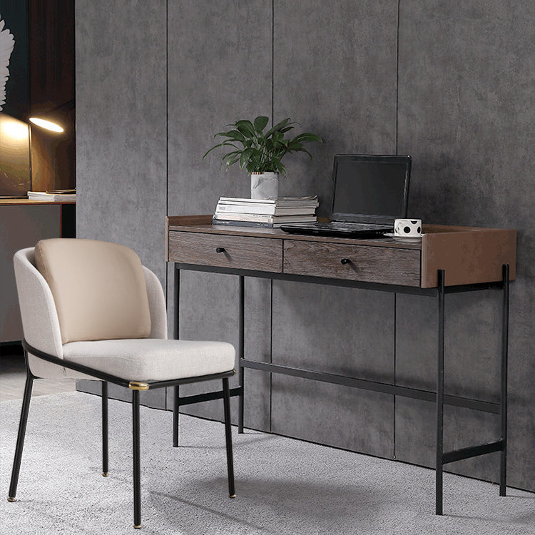 Industrial Chair Dining Armless Chairs for Kitchen with Metal Legs Clearhalo 'Dining Chairs' 'Dining Tables & Seating' 'dining_chair' 'furn' 'furn_dining_chair' 'Furniture' 'furniture_dining_chair' 'Kitchen & Dining Furniture' 4890781