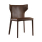 Modern Chair Dining Armless Wingback Chair for Kitchen with Metal Legs Coffee 1 Piece Clearhalo 'Dining Chairs' 'Dining Tables & Seating' 'dining_chair' 'furn' 'furn_dining_chair' 'Furniture' 'furniture_dining_chair' 'Kitchen & Dining Furniture' 4890805