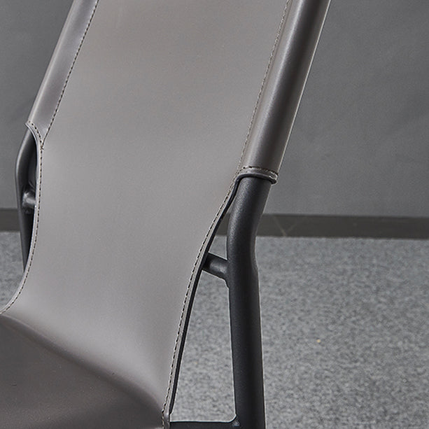 Industrial Chairs Dining Armless Chairs for Kitchen with Metal Legs Clearhalo 'Dining Chairs' 'Dining Tables & Seating' 'dining_chair' 'furn' 'furn_dining_chair' 'Furniture' 'furniture_dining_chair' 'Kitchen & Dining Furniture' 4890822