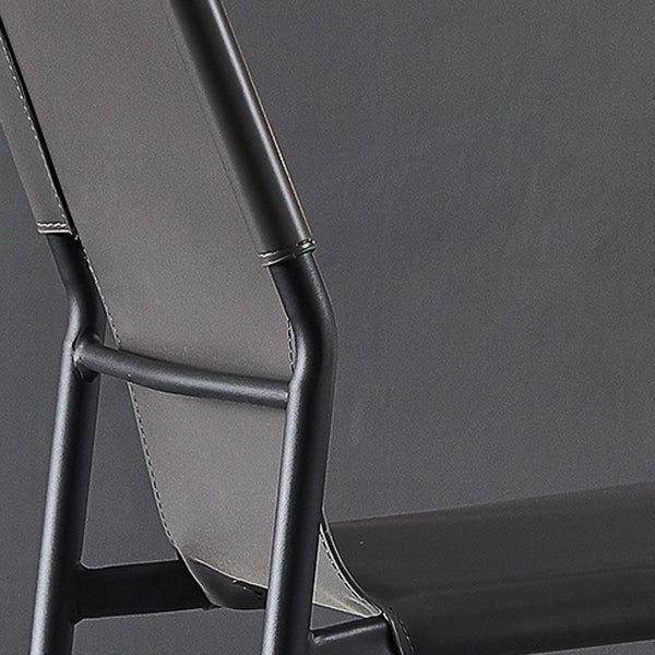 Industrial Chairs Dining Armless Chairs for Kitchen with Metal Legs Clearhalo 'Dining Chairs' 'Dining Tables & Seating' 'dining_chair' 'furn' 'furn_dining_chair' 'Furniture' 'furniture_dining_chair' 'Kitchen & Dining Furniture' 4890828