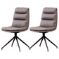 Minimalist Style Armless Solid Back Chair for Home Faux Leather Side Chair Grey 2 Piece Set Clearhalo 'Dining Chairs' 'Dining Tables & Seating' 'dining_chair' 'furn' 'furn_dining_chair' 'Furniture' 'furniture_dining_chair' 'Kitchen & Dining Furniture' 4890834