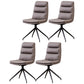 Minimalist Style Armless Solid Back Chair for Home Faux Leather Side Chair Grey 4 Piece Set Clearhalo 'Dining Chairs' 'Dining Tables & Seating' 'dining_chair' 'furn' 'furn_dining_chair' 'Furniture' 'furniture_dining_chair' 'Kitchen & Dining Furniture' 4890836