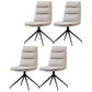 Minimalist Style Armless Solid Back Chair for Home Faux Leather Side Chair Light Gray 4 Piece Set Clearhalo 'Dining Chairs' 'Dining Tables & Seating' 'dining_chair' 'furn' 'furn_dining_chair' 'Furniture' 'furniture_dining_chair' 'Kitchen & Dining Furniture' 4890843