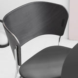 Modern Chair Dining Armless Open Back Chair for Kitchen with Metal Legs Clearhalo 'Dining Chairs' 'Dining Tables & Seating' 'dining_chair' 'furn' 'furn_dining_chair' 'Furniture' 'furniture_dining_chair' 'Kitchen & Dining Furniture' 4890967